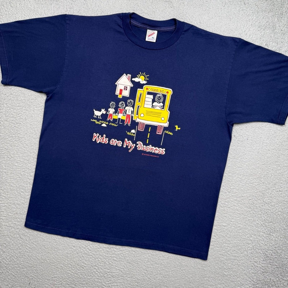 Vintage 90s School Bus Driver T-shirt
